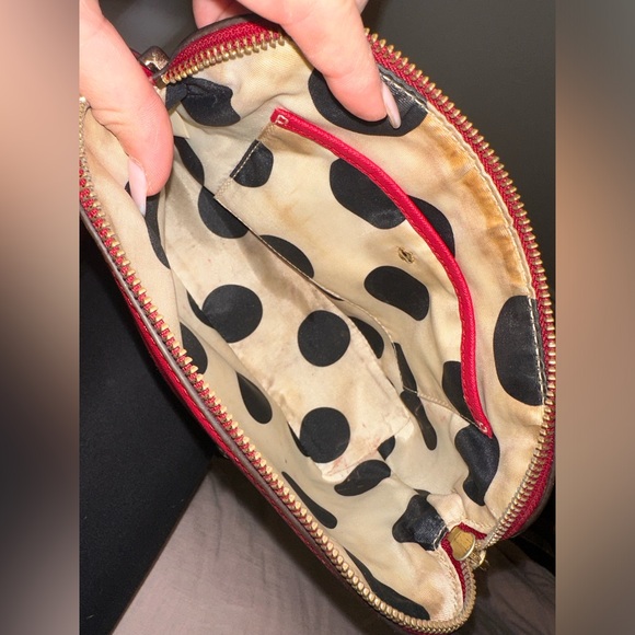 Red Kate Spade crossbody purse - Picture 2 of 6